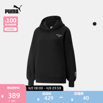 PUMA Puma official woman plus suede cap leisure sweatshirt WELLNESS CLUB 534397