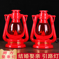 Wedding lights long lights children and grandlights red pair of long-life lamps for marriage housewarming lanterns marrying boat lights