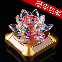 Goddess Solar Lotus Lotus Car Pendulum in car Ornament Perfume On-board Decoration Dolly Car Creative Upscale