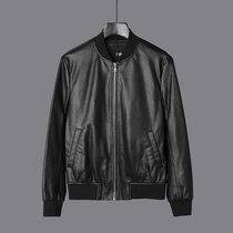 Clearance purchase#9 charm high-end mens clothing WMN8N0001 letter printing thin leather jacket 2021 spring