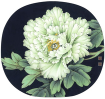 China Meticulous Painting Forum Li Xiaoming Meticulous Painting Underwriting-Bean Green with A3 color picture