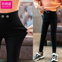 Childrens underpants outside wearing girl pants spring and autumn slim fit jeans 2022 new spring dress with black pencil pants