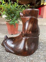 Vietnam redwood big red acid branch handicraft Cochin sandalwood pen holder Whole wood old material Good oilability