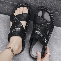 Sandals mens summer beach sports casual outwear for anti-wear 2022 new teens driving with dual-use cool tugs