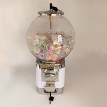New anti-tumbling egg machine elastic ball machine candy machine white gift machine theme activity draw vending machine