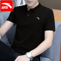 Anta short-sleeved T-shirt mens 2021 summer mens round neck sports T-knitted sweater polo shirt shirt top official website flagship
