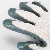  Shida comfortable non-slip wear-resistant work labor nitrile palm dip latex gloves Labor protection protective gloves FS0401