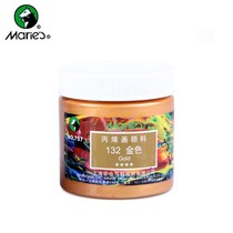 Marley brand acrylic paint 250ml 500ml wall painting hand-painted diy textile creation graffiti art Gold Silver