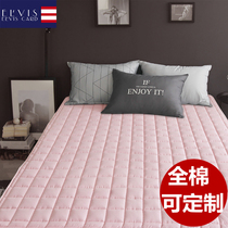 Anti-mite cotton mattress pad quilt 1 5m mat double household thickened mattress protective pad padded futon non-slip