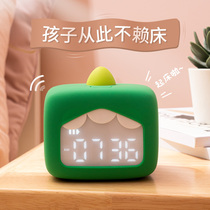 Talking small alarm clock for students with a timer for children boys and girls special intelligent electronic clock to get up artifact