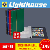 Limited to 1 piece per account German Lighthouse Philatelic Album 32 pages A4 black bottom Crusty insert Stamp album
