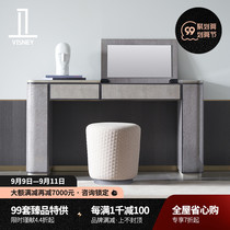 Methodist light luxury solid wood dressing table creative flip design bedroom simple wind multifunctional dressing table combination C5
