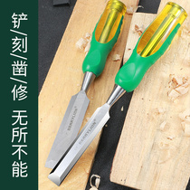 Baweishi chrome vanadium steel Special Steel woodworking chisel shovel flat chisel semi-circular chisel woodworking tools wooden chisel knife flat set