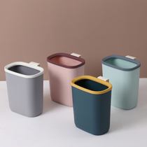 Wall-hanging trash can cute girl kitchen toilet wall-mounted household with large garbage sorting