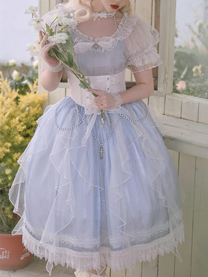 taobao agent Genuine design summer dress, Lolita style, Lolita OP