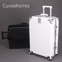 Net red ins suitcase Female student male thickened durable aluminum frame travel rod password boarding box universal wheel