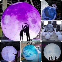 Mid-Autumn Festival inflatable moon 5 meters big moon 6 meters 8 meters closed air PVC Artificial universe planet activity shooting props