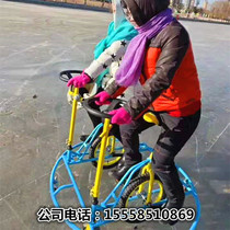 Ice amusement equipment double ice unicycle 8-person Ferris wheel snow UFO space bumper car factory