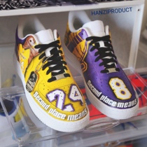 HZP man produced sneakers CUSTOM CUSTOM hand painted DIY painted commemorative Kobe Theme