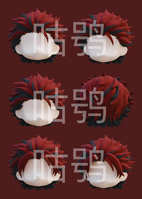 taobao agent [Fall] Idol Fantasy Festival Ghost Dragon Red Lang GSC clay hair head shell OB11 22 fan spot