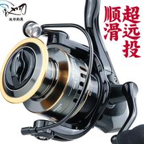 Luya spinning wheel special long-throw sea rod wheel 5000 Japan gap-free fishing wheel all-metal rocker arm fish wheel Daquan