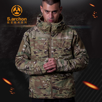 Autumn Winter Ruling Officer M65 Tactical Wind Clothing Plus Suede Warm Submachine Clothing Army Fans CP Camouflate Tactical Windsuit Jacket Man