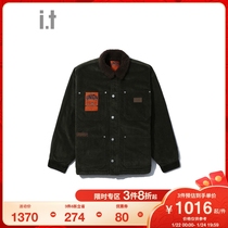 It: CHOCOOLATE men's corduroy jacket 2021 winter new retro cotton-padded jacket jacket 7360XWH