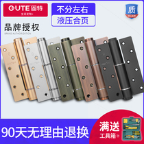 Gute invisible door hinge hydraulic buffer door closer automatic household door closer buffer closure with positioning hinge