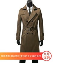 New Mens British slim long Youth waterproof mens fashion coat fashion trench coat 683