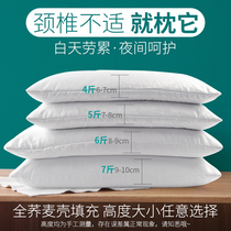 Polyester-cloth all-buckwheat pillows students buckwheat leather pillow inner men and women single and double domestic protective cervical sleeping special