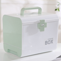Family large medicine box multi-layer medical emergency product storage box household plastic childrens medicine box storage box