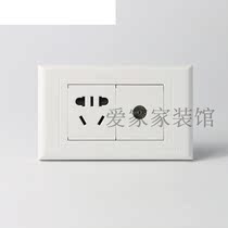 CHINT switch socket 118 type NEW5G one plug plus TV multi-function socket accounts for two original three holes