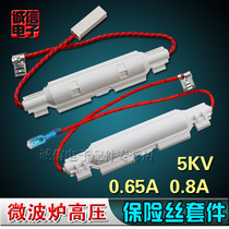 Brand new microwave oven high voltage fuse tube with shell microwave oven fuse kit 5KV 0 8 0 7 0 65A