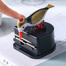 Creative fun golden woodpecker push toothpick box bird toothpick automatic pop-up toothpick cartridge