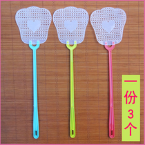 Household large size plastic fly swatters cooked glue Pat head fly pats hand mosquitoes beat flies cute