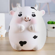 2021 Year of the Ox cattle piggy bank savings cans anti-fall children boys Net Red adults with girls only in the home