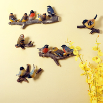 Creative Personality American Free Punching cloakhat holder doorway Key Hooks Wall wall Decorated Little Bird Hook
