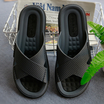 Soft bottom Imports Vietnamese rubber slippers Mens outdoor home Leisure sport wear-proof anti-slip sandals for mens beach shoes