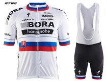 2017 Bora womens bicycle suit summer riding suit top and strap shorts set bike shirt Mens