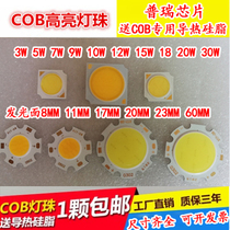 LED wick cob lamp beads surface foot tile downlight spotlight track light source highlight integrated 3w7w12w30w accessories