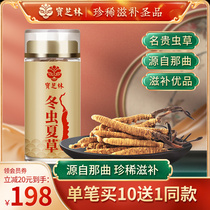 (Buy 10 get 1) Bao Zhilin Cordyceps sinensis Tibet Nagqu direct supply Cordyceps unbroken grass 3 grams