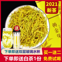 Anji White Tea 2021 New Tea Golden Bud Tea Before Ming Dynasty Super Gold Tea Green Tea Gift Canned 250g