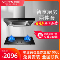 Striker DL01 range hood gas stove package smoke stove package Range hood smoke machine stove set combination