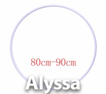 Alyssa professional art gymnastics circle-White size note 80 85 90cm when taking notes