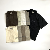 (Spot)Fear of God FOG Essentials20FW Chest Reflective LOGO Short-sleeved POLO Shirt