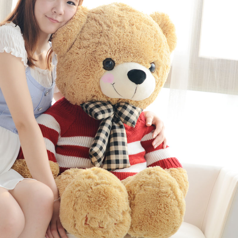 Plush toys hug Teddy bears, Teddy bears, baby bears, dolls, Christmas gifts for girls 1.6 giant pandas