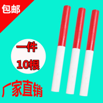Batton track and field competition special kindergarten morning exercise equipment red and white wooden baton childrens sports fitness stick