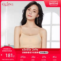Ancient and modern bra-style comfortable no steel ring no trace removable shoulder strap glossy elastic bra underwear women 0L769