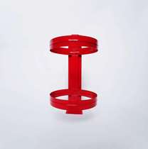 Thickened fire extinguisher fixing frame 4kg 3kg 2kg fire extinguisher double hanger mounting shelf bracket Wall