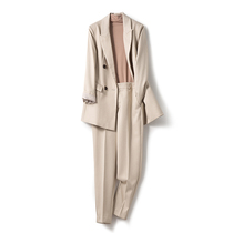Grade French French luxury high-end foreign trade womens suit jacket pants suit womens autumn